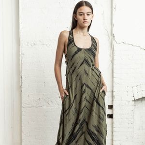 NWT Nicholas K Laro Dress, Olive/Black (M)
